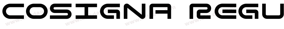 Cosigna Regular字体转换